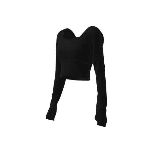 LIVEX Стандартная T-рубашка Женская Звездная Черная