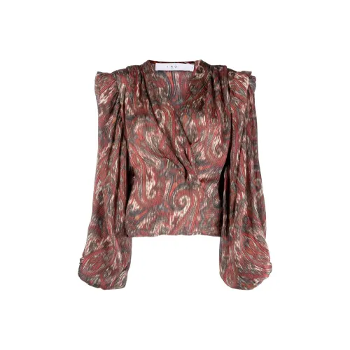 IRO NIGHT Красно-коричневые Женские Рубашки