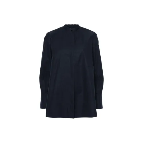 JIL SANDER SS24 Рубашка Женская Морской Синий