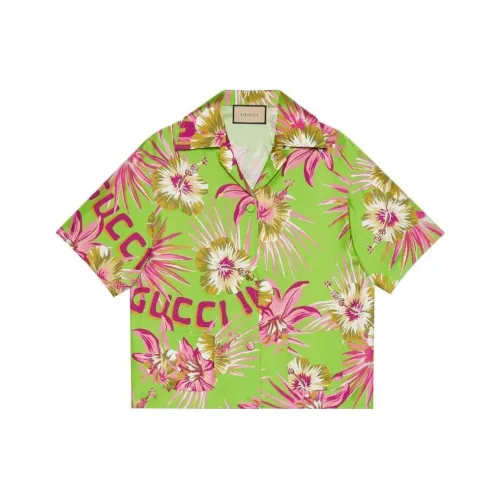 GUCCI Зеленые Женские Рубашки