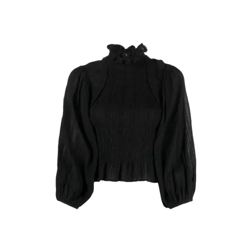 ISABEL MARANT ETOILE Черные Женские Шифоновые Рубашки