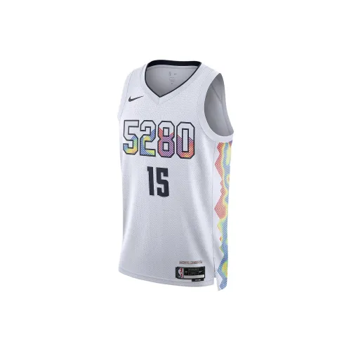 Nike Dri Fit FW24 Баскетбольная Джерси Мужская Белая