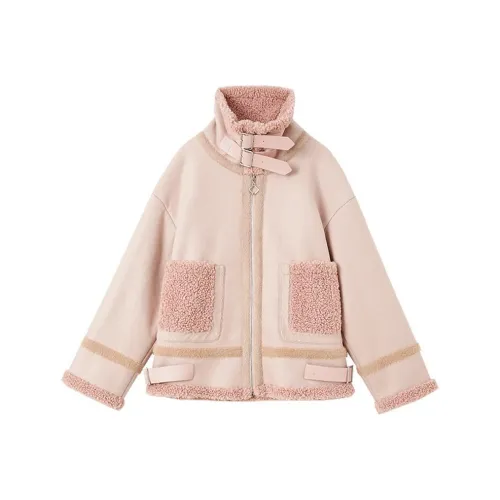 OUNIXUE Куртка Женская Серая Розовая