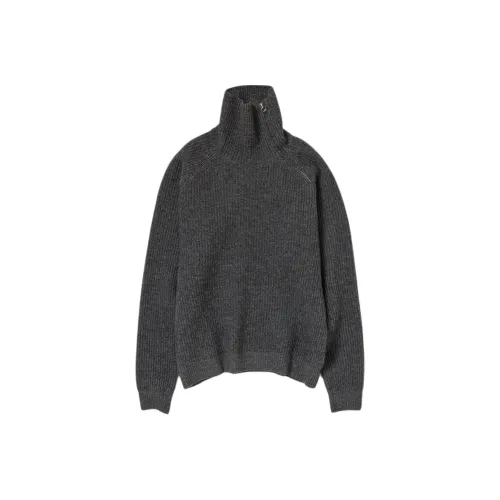 Auralee Кашемир Свитер Женский Угольный Серый