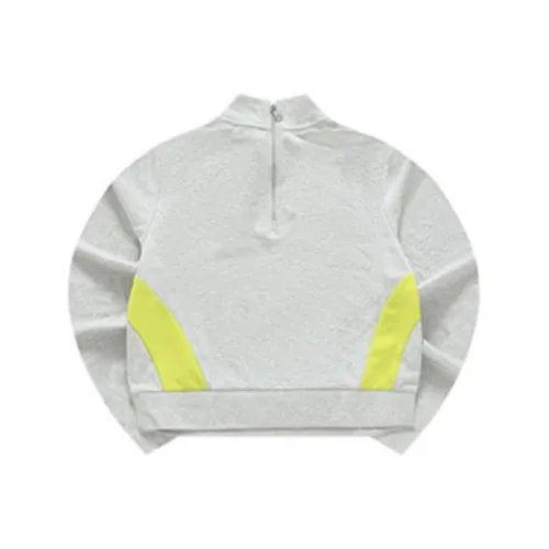 FILA FUSION FILA FUSION X BEAMS Co Branded Series Трикотаж Женские MIYUE Фотиния Серый