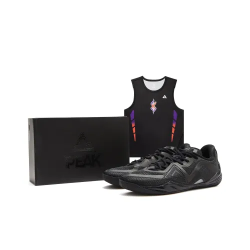 PEAK TAOJI UNIQUE Черный воин В комплекте с коробкой Амортизация Противоскользящие Низкий отскок Низкие баскетбольные кроссовки для мужчин