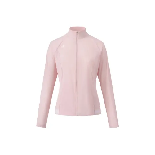 DESCENTE Golf FIELD Куртки и Пальто Женские Розовые