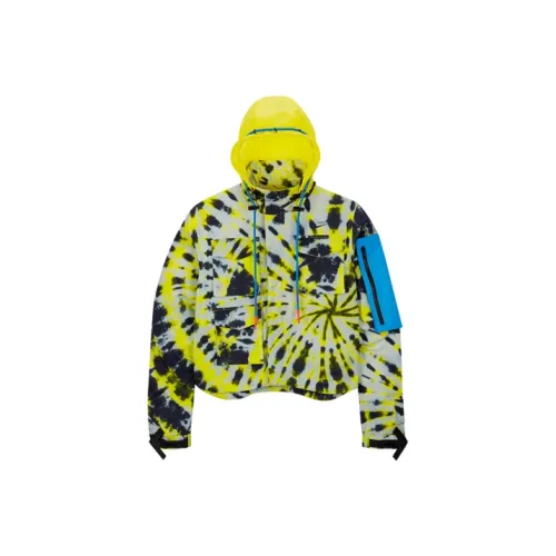 Nike x Off Белый Куртки и Пальто Женские Неоново-желтый