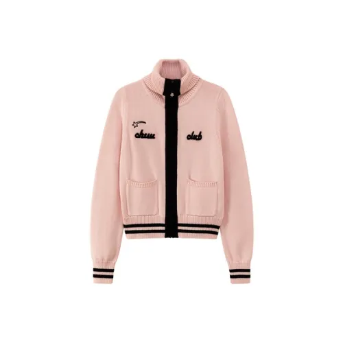 CHUU Светло-розовый Женский Трикотаж