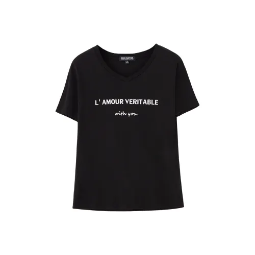 SOON FLOWER T-рубашка Женская Черная