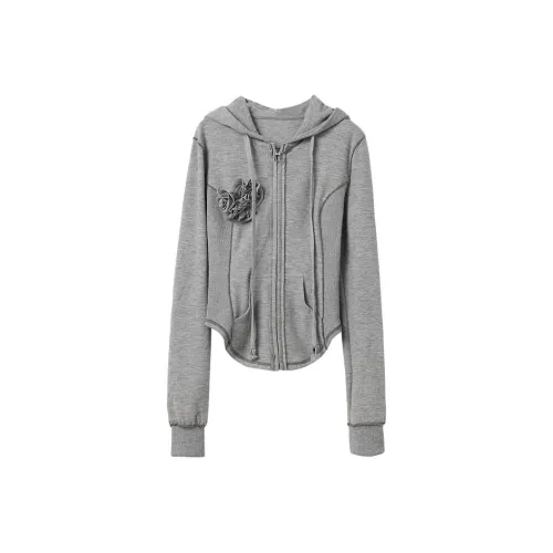 YITOUAGUA Серый Женский Свитшот