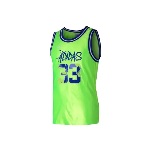 Adidas Originals FSTV Tanktop Баскетбольная Джерси Мужская Зеленая