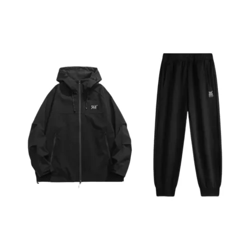 361° Свитшот Комплект Унисекс Супер Черный