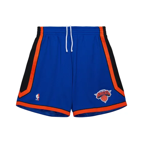 MITCHELL NESS X NBA New York Knicks Баскетбольные шорты Мужские Синие