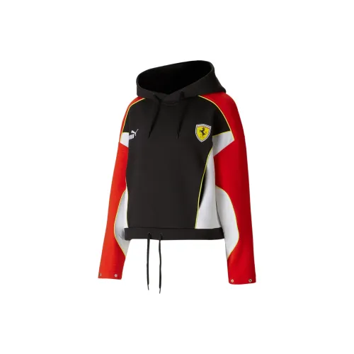 PUMA SCUDERIA Черно-красные Женские Свитшоты