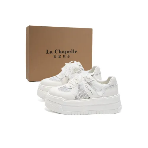 La Chapelle визуально увеличивает рост устойчивые к истиранию легкие низкие кроссовки для скейтбординга белые для женщин