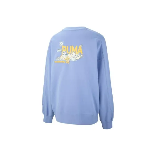 PUMA CLASSICS Joy Лаванда Женские Свитшоты