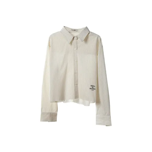 Y.Y.V Абрикос Женские Рубашки