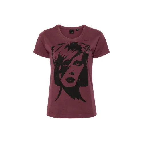 PINKO Бургундский Женские Рубашки T