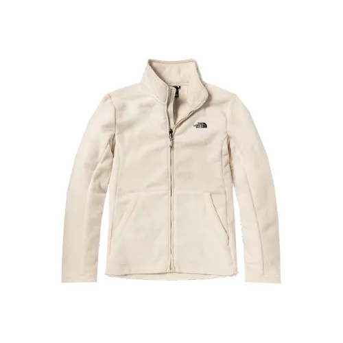 The North Face Белый Флисовые куртки для женщин