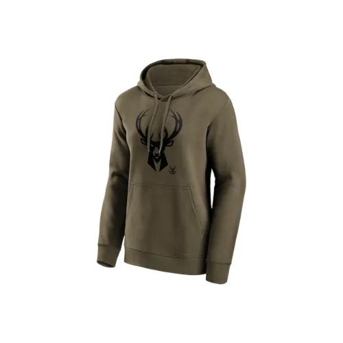 NBA Milwaukee Bucks Толстовка Женская Армейский зеленый