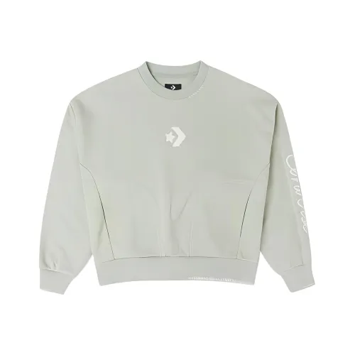 Конверс Светло-зеленый Женские Свитшоты