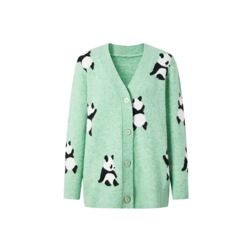 JZ. ANNAKRO Зеленые оттенки Женские Трикотаж