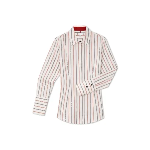 Tommy Hilfiger Рубашка Женская Белая Полосатая