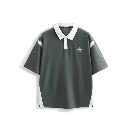 PEACEBIRD MEN x Steiff Поло Мужское Серый Зеленый 1