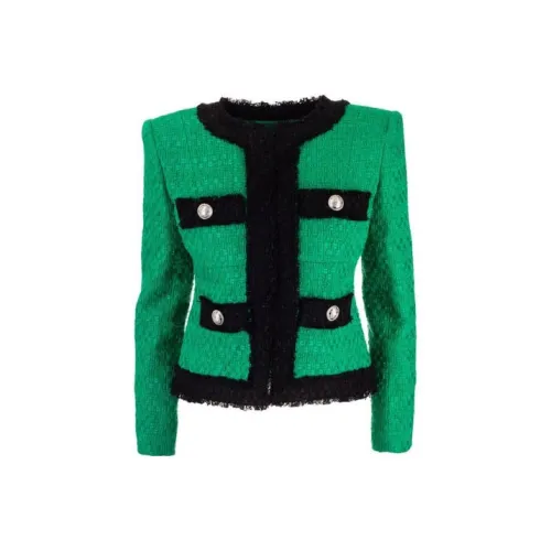 BALMAIN Куртки и Пальто Женские Зеленые