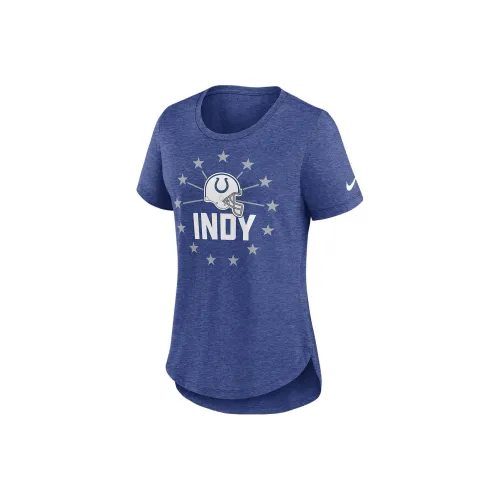 NIKE Королевский синий Женские футболки