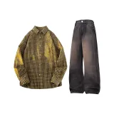 Yellow Shirt + Black Jeans  
Желтая рубашка + черные джинсы
