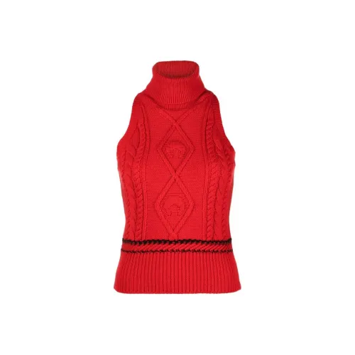 Marine Serre FW22 Трикотаж Женский Оранжевый Красный