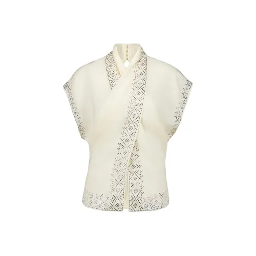 Paco Rabanne FW24 T Рубашка Женская Белая