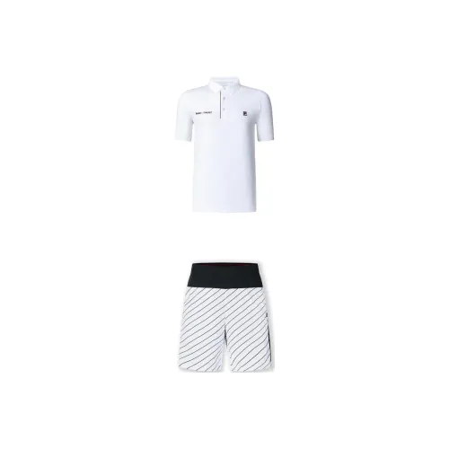 FILA Одежда Sets Bright White+С принтом по всей поверхности Мужская Повседневная Спортивная Одежда