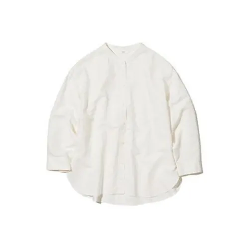 UNIQLO Сливочный Женские Рубашки