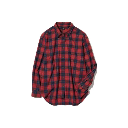 UNIQLO Женские рубашки красного цвета