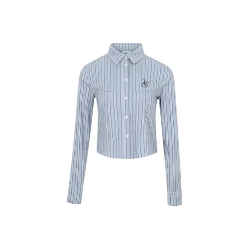 ASW ONLINE Синие Женские Рубашки