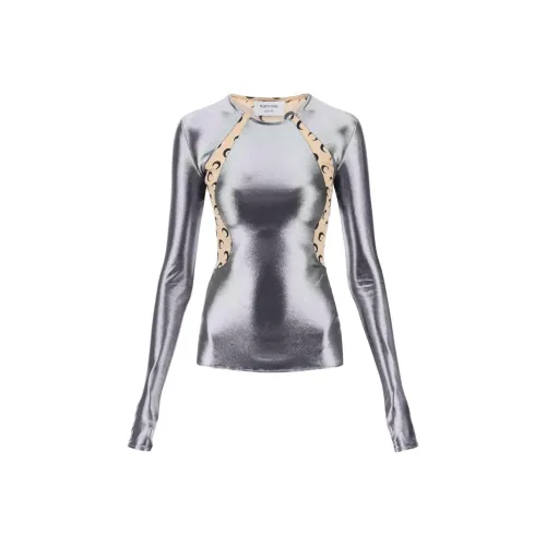 Marine Serre Трикотаж Женский Серебряный