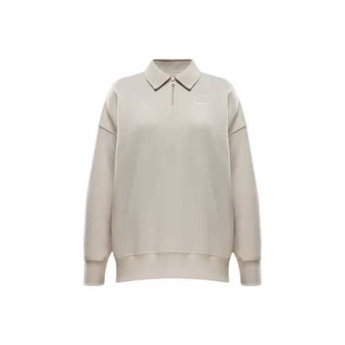 Nike Sportswear Phoenix Fleece Толстовка Женская Светлый Earth Умбра