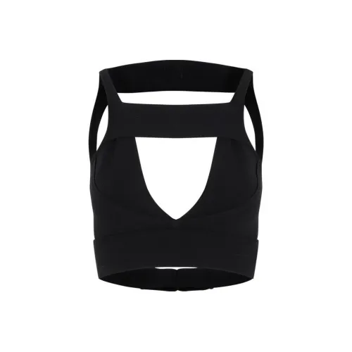 RICK OWENS RO Без бретелей Топ Женский Черный