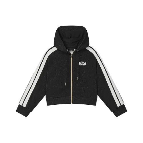 FILA Глубокий черный Женские Толстовки