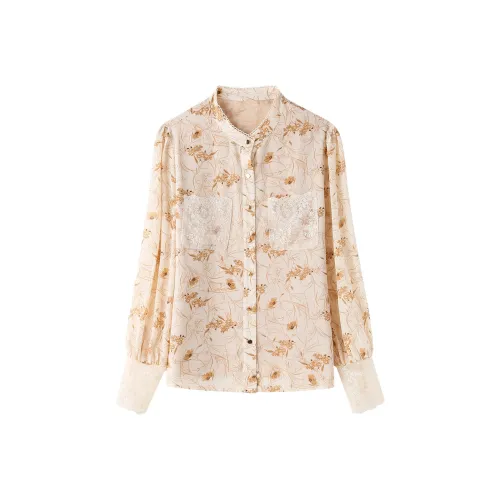 H YXIANG Женские Шифоновые Рубашки