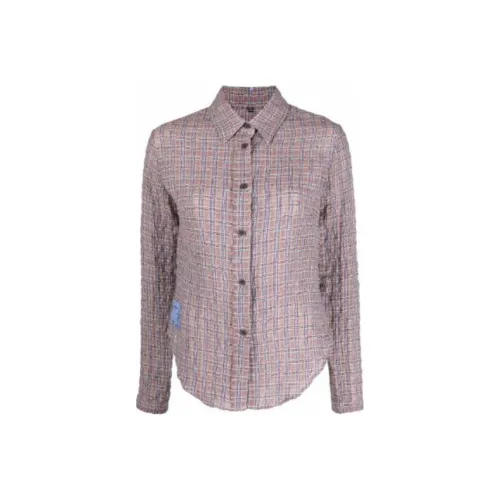 Alexander McQueen Женские Рубашки Красного Цвета