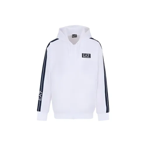 EMPORIO ARMANI EA7 SS23 Свитшот Мужской Белый