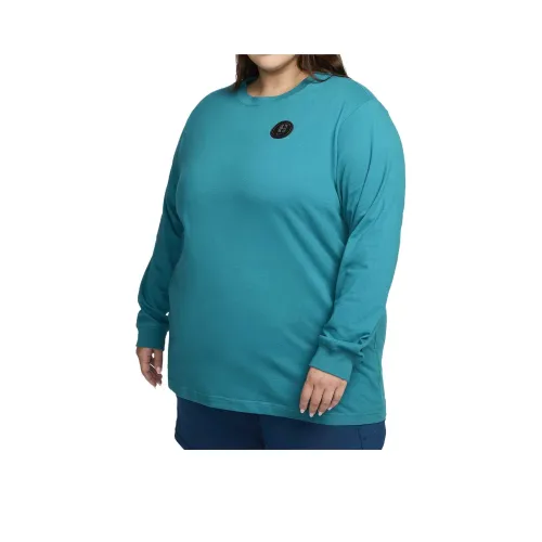 NIKE Циановые Женские Футболки