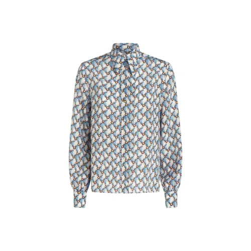 ETRO Синие Женские Рубашки