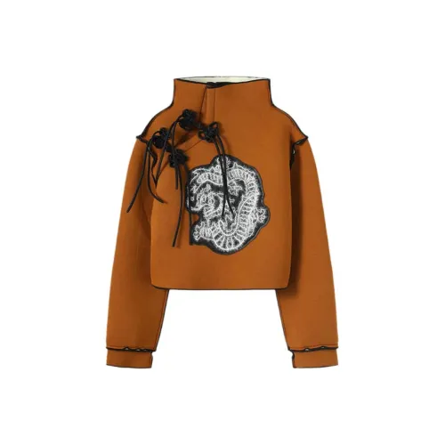 MINNANHUI Свитшот Женский Коричневый