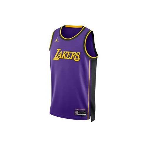 Jordan x NBA Los Angeles Lakers Statement Edition Баскетбольная Джерси Унисекс Фиолетовый