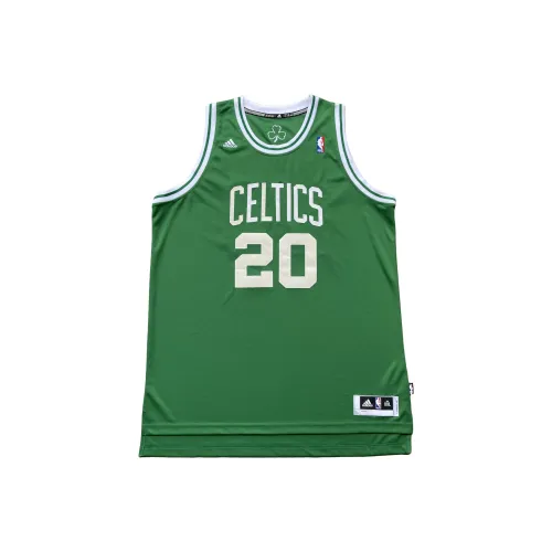 Adidas Баскетбольная Джерси Унисекс Зеленая